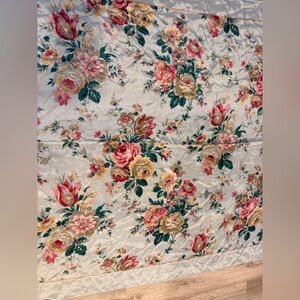 Vintage Echo Club 7 Silk shabby Chic Floral Scarf NWT Made in Japan